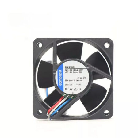 Ebmpapst 614N/2GHH Axial Fan DC 24V 3.6W 150mA 60*60*25mm EBM Cooling Fan 3-Pin