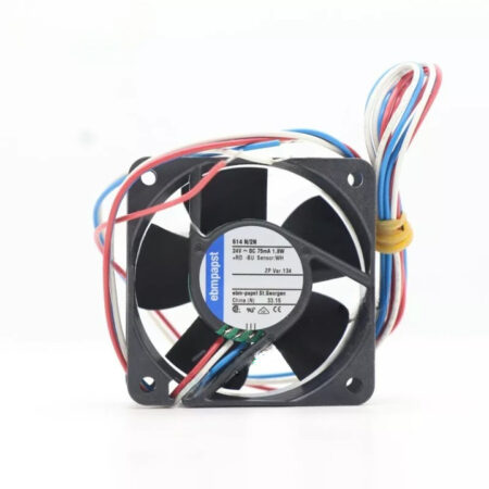 Ebmpapst Fan 614N/2N Axial Fan DC 24V 1.8W 60x60x25mm 75mA Cooling Fan 3-Wire