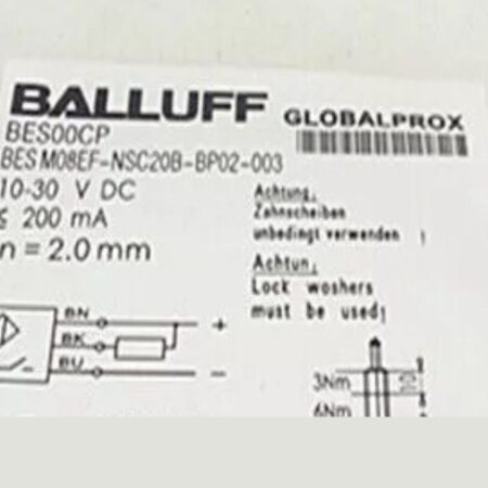 FOR BES M08EF-NSC20B-BP02-003 Balluff Inductive Proximity Sensor