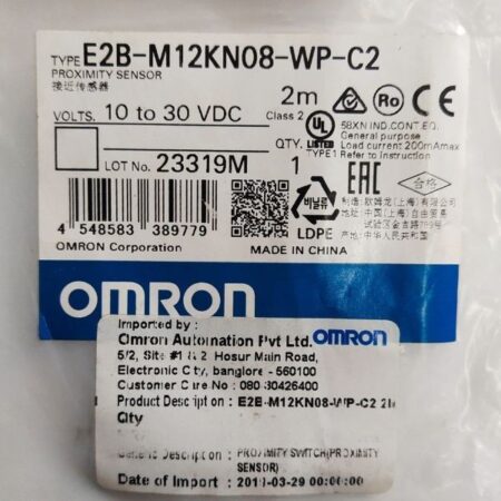 FOR E2B-M12KN08-WP-C2 OMRON Proximity Switch