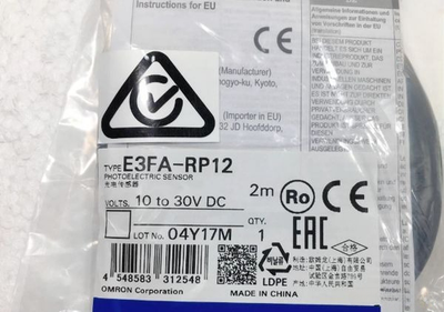 FOR E3FA-RP12 OMRON Photoelectric Switch Sensor E3FARP12