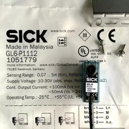 FOR GL6-P1112 1051779 New Photoelectric Sensor Switch