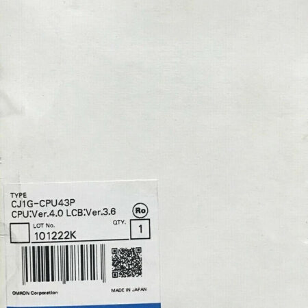 FOR OMRON CJ1G-CPU43P CPU Unit