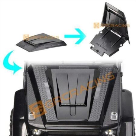 Hidden Foldable Engine Cover Hood For RC Parts 1/10 TRX4 G500 TRX6 G63