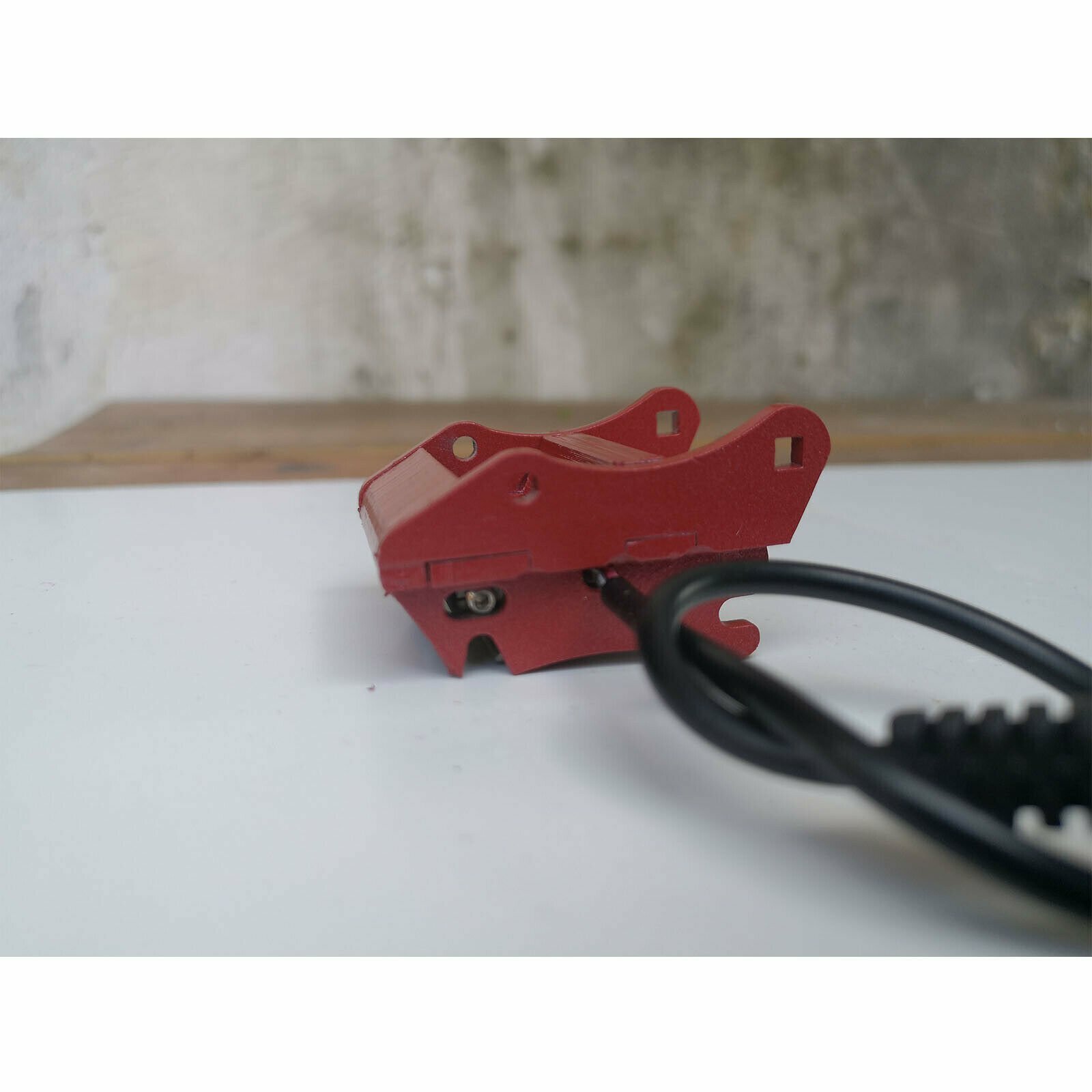 Metal Excavator Automatic Bucket Changer for Huina 580 RC Car Excavator Parts US - Image 6