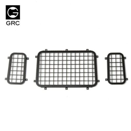 Metal Stereo T4 Rear Window Mesh Tailgate Window Mesh For 1/10 TRX 4