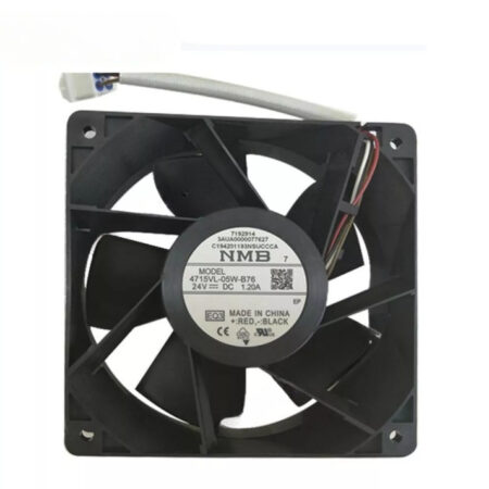 NMB Fan 4715VL-05W-B76 DC24V 1.20A 120*120*38mm Cooling Fan Inverter Fan ACS880