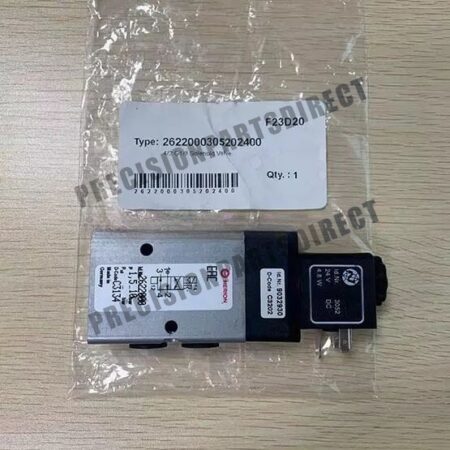 New 2622000 Solenoid Valve 4/2 G1/8 & 3052 Valve Coil 24VDC 4.8W 1PC