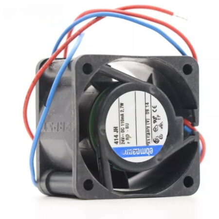 New Ebmpapst 414JH DC 24V 2.7W 0.11A 2wire 40*40*25mm 22m3/h Axial Cooling Fan