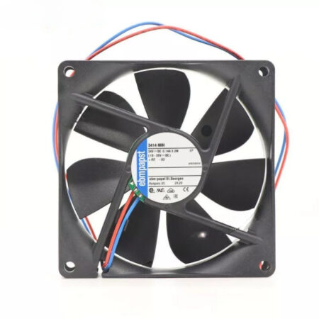 New For Ebmpapst 3414NHH DC 24V 3.2W 135mA 92*92*25mm 2-Wires Axial Cooling Fan