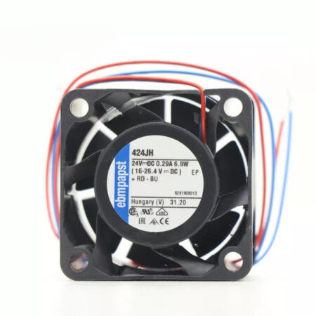 New For Ebmpapst 424JH DC 24V 6.9W 0.29A 40*40*28MM High Speed Axial Cooling Fan