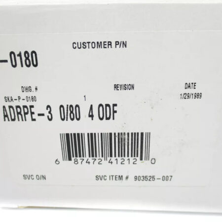 New For SPARLAN ADRPE-3-0/80 NSMP