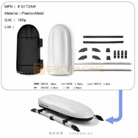 RC 1/101/8 Climbing Car Abs Roof Top Storage Box Cargo Carrier for Trx4 Trx6 G63