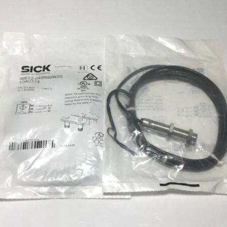 Sick IME12-04BNSZW2S Proximity Sensor, 4mm, Flush, 3-Wire