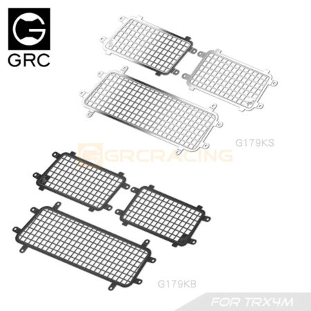 Stainless Steel Guard Mesh Body Protection Window Net for 1/18 TRX-4M Bronco