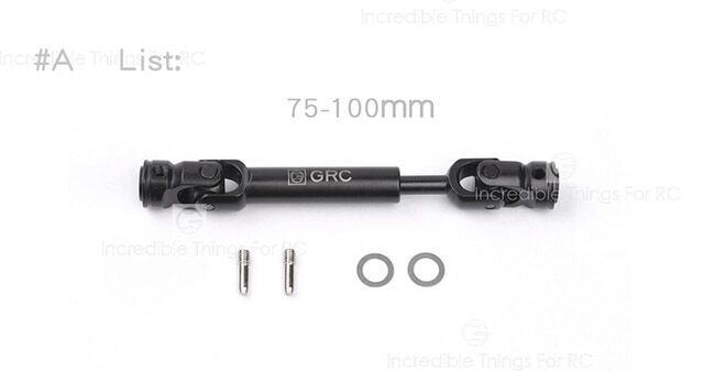 Metal Steel Transmission Driver Shaft GRC G2 CVD 45-143mm 1/10 RC Car Parts New - Image 9