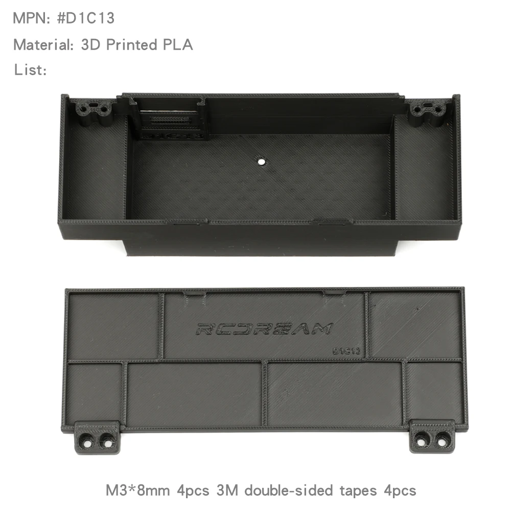 Spare Battery Box Tool Box Roll Cage 3D Printed for RD110 2Door Pickup - Image 4