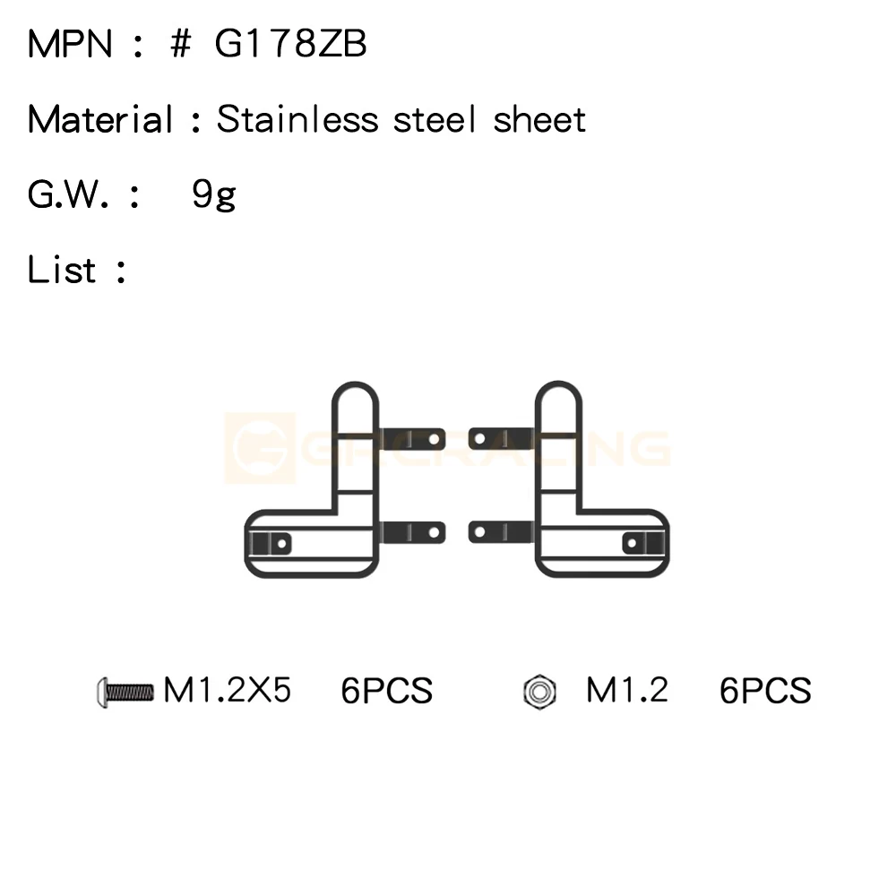 Stainless Steel Taillight Cover for TRX4M Defender Upgrade Option Parts - Image 3