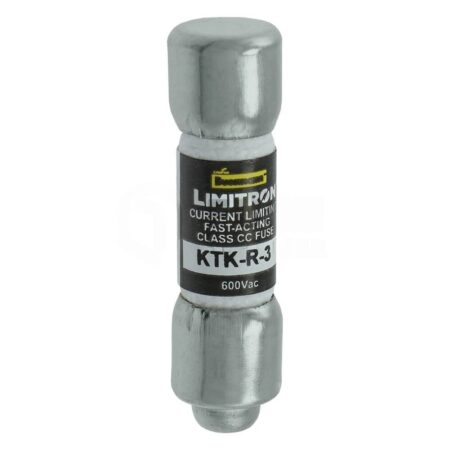 10PCS BUSSMANN KTK-R-3 (3 AMP) 600Vac Fast-Acting Fuse