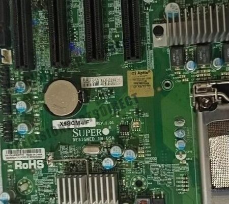 1PC NEW X9SCM-iif 1155-Pin C204 1200 I3 Single Channel MATX Mini Motherboard