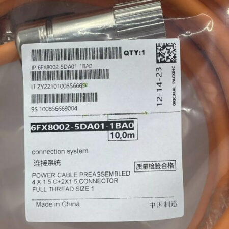 1Pcs NEW 6FX8002-5DA01-1BA0 10m Power Drive Servo Cable
