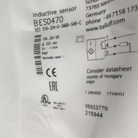 1pc New For BALLUFF BES 516-324-G-SA66-S49-C (BES0470) Sensor