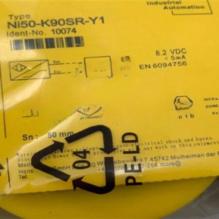 1pc New For TURCK NI50-K90SR-Y1 Proximity Sensor