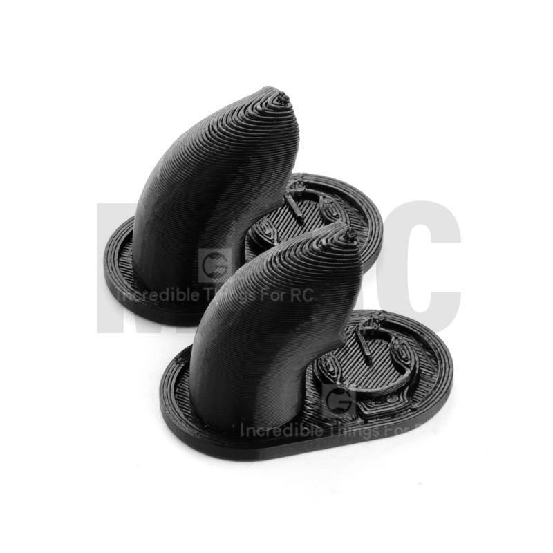 2PCS UDR Engine Exhaust Pipe Tail Tube Air Intake for 1:7 UDR 1:6 LOSI - Image 3