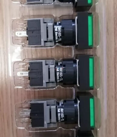5pcs New For Green Pushbutton Command Switch 24VDC LED FUJI AH165-TLG11E3