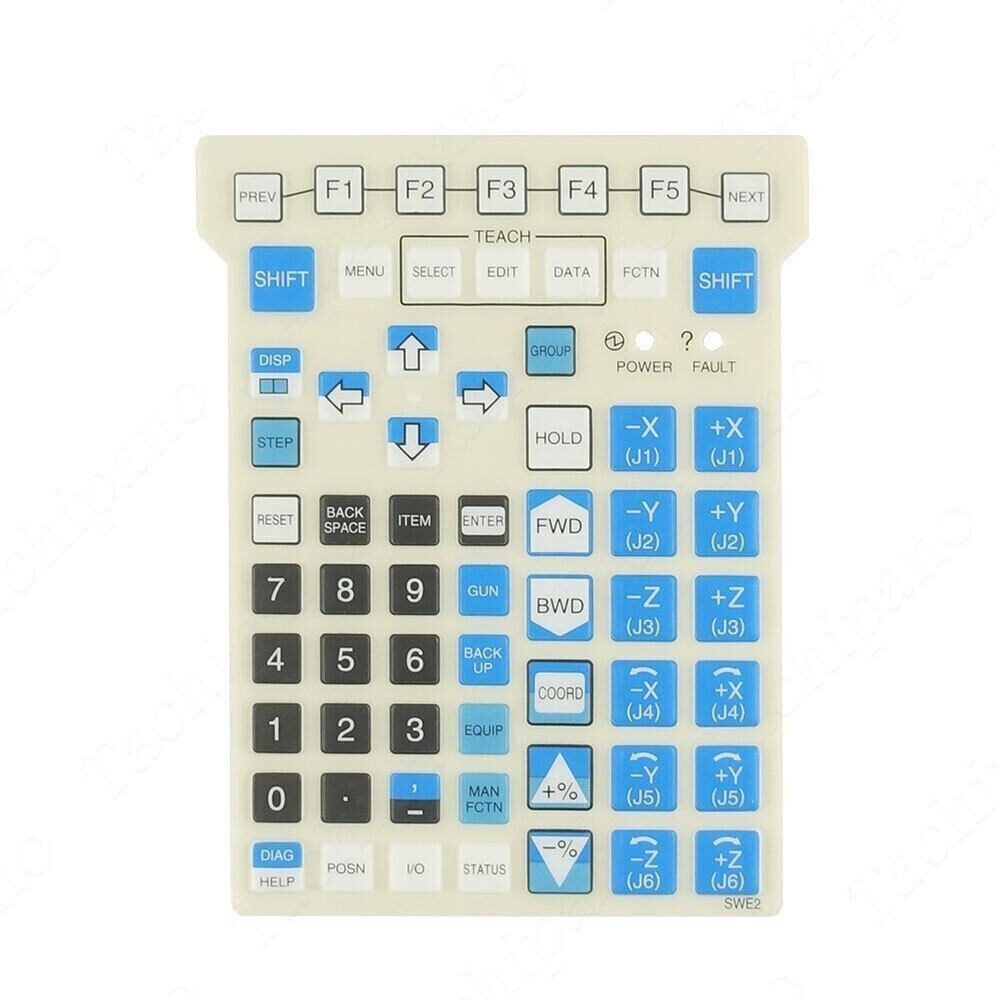 A05B-2518-C100 C212 Membrane Keypad for Fanuc SWE2 Teach Pendant Right Light - Image 4