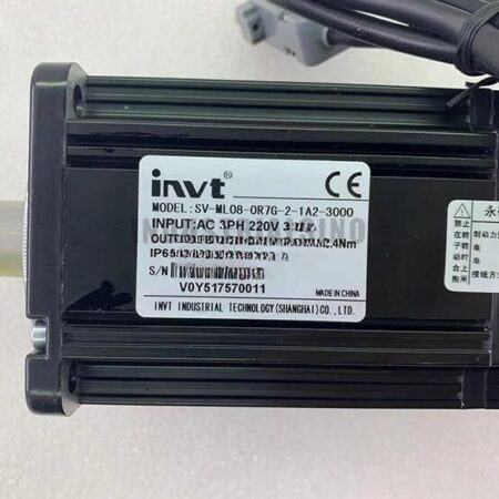 AC Servo SV-ML08-0R7G-2-1A2-3000 Motor & Brakes 220V 750W 3A