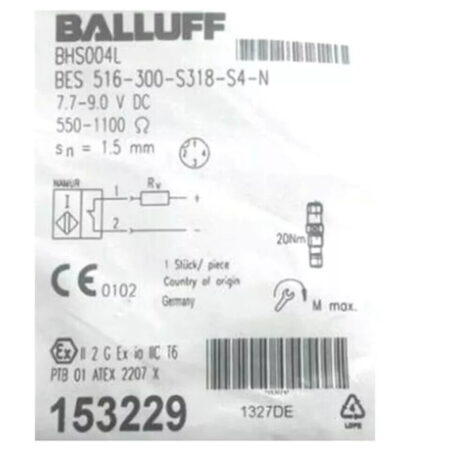FOR BES 516-300-S318-S4-N BALLUFF Sensor Proximity Switch
