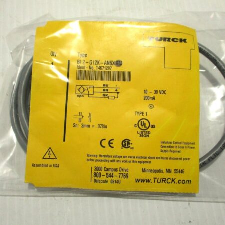 FOR BI2-G12K-AN6X TURCK Proximity Switch Sensor