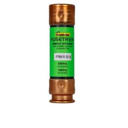 FOR BUSSMANN FRN-R-50 Fuse 50A Time-Delay Dual Element 250Vac
