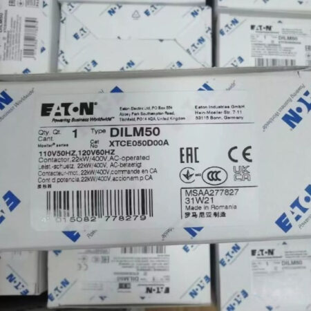 FOR DIL M50 XTCE050D00A EATON Contactor 110v-120v