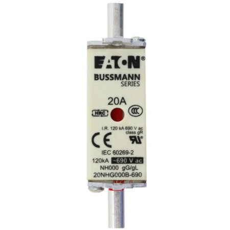 FOR EATON BUSSMANN 20NHG000B 20A 500V NH Fuse
