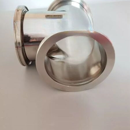 FOR ISO63 ISO80 ISO100 ISO160 304 New Vacuum Tee Flange Stainless Steel ISO