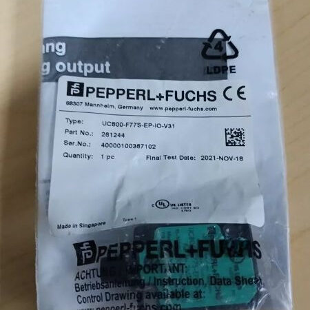 FOR UC800-F77S-EP-IO-V31 P+F New Ultrasonic Sensor