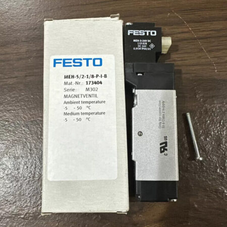 Festo MEH-5/2-1/8-P-I-B 173404 Solenoid Valve DC24V New