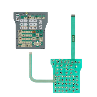 For OTC Daihen FD-V6V6L FD-B4B4L W-L02140 Membrane Keypad + Front Overlay Film