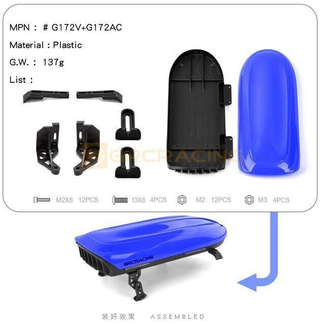 GRC Roof Luggage V-Bracket Stretching Simulation Retrofit with Rails Luggage - Image 7