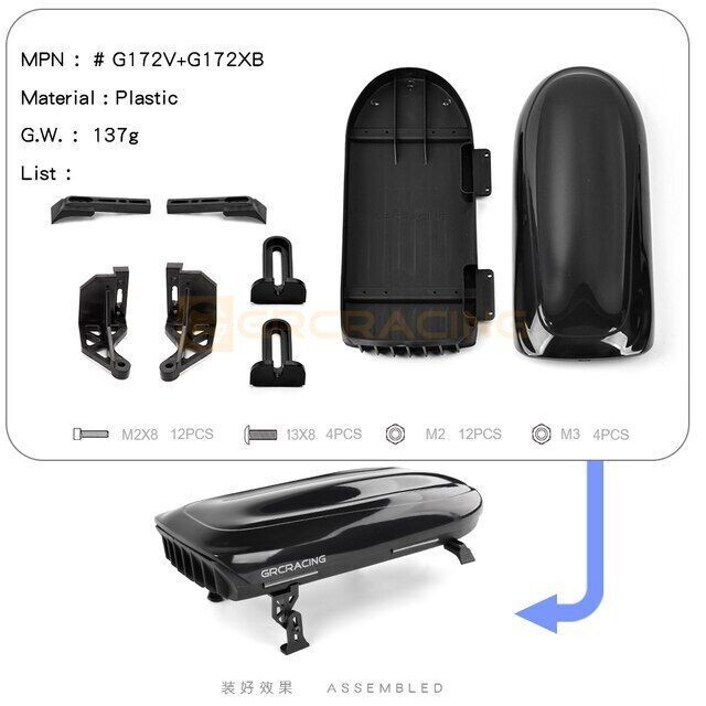 GRC Roof Luggage V-Bracket Stretching Simulation Retrofit with Rails Luggage - Image 8