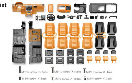 Interior Simulation for TRAXXAS TRX-4 TRX-6 G500 G63 6x6 BENZ RC Car Central Kit