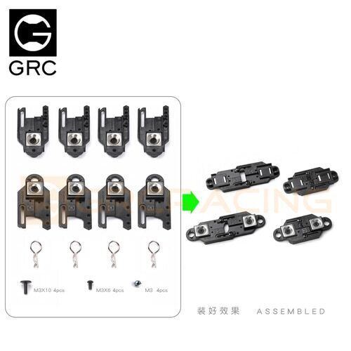 Magnetic Body Mount Shell For 1/10 RC Crawler Car TRX4 SCX10 JK 90046 D110 - Image 7