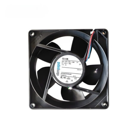 New For Ebmpapst 5214NN DC 24V 0.25A 5.9W 127*127*38MM 2-Wire Axial Cooling Fan