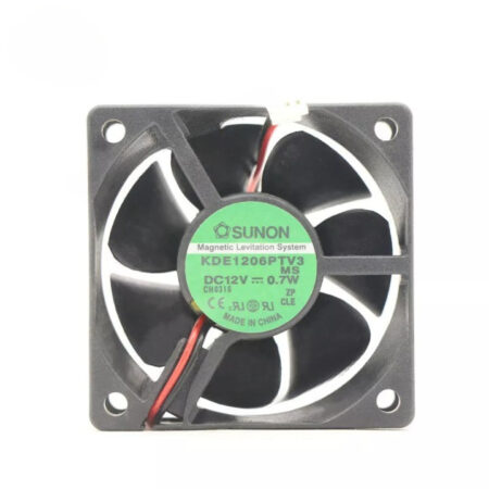 New KDE1206PTV3 SUNON Fan DC 12V 0.7W 60*60*25MM 2-Pin Silent CPU Cooling Fan