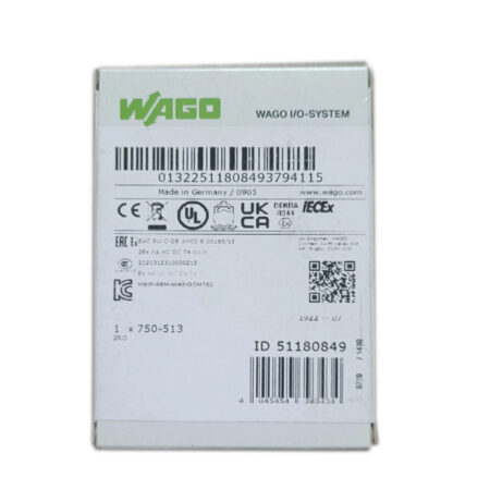 New WAGO 750-513 2-Channel Relay Output Module