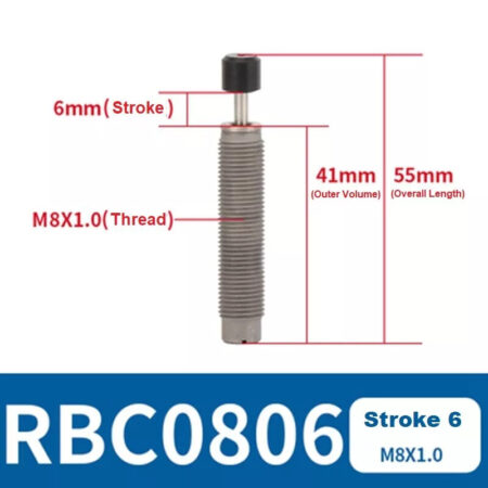 RBC Pneumatic Hydraulic Oil Pressure Buffer RBC0806