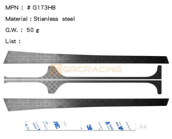 RC-Car-Sticker-for-Axial-SCX6-Wrangler-Metal-Side-Step-Skid-Plate-Side-Skirt-354237696769-5