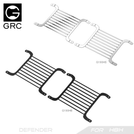 Stainless Steel Front Lampshade Protection Net Headlight Grille for H8H Defender